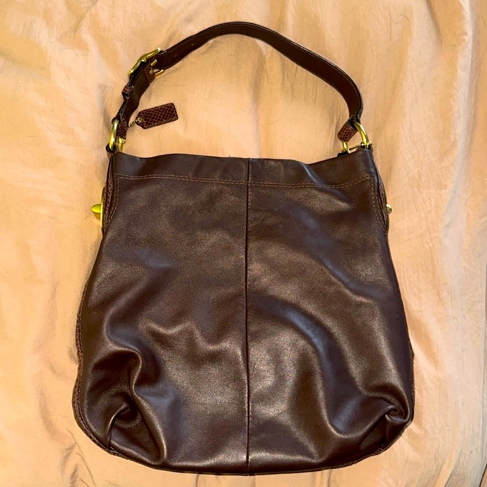 Coach purse satchel boho bag. Excellent condition. Coach tag.